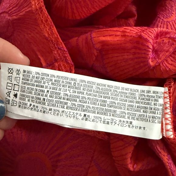 Forever 21 Size S Vibrant Red Lace Dress - Picture 8 of 8